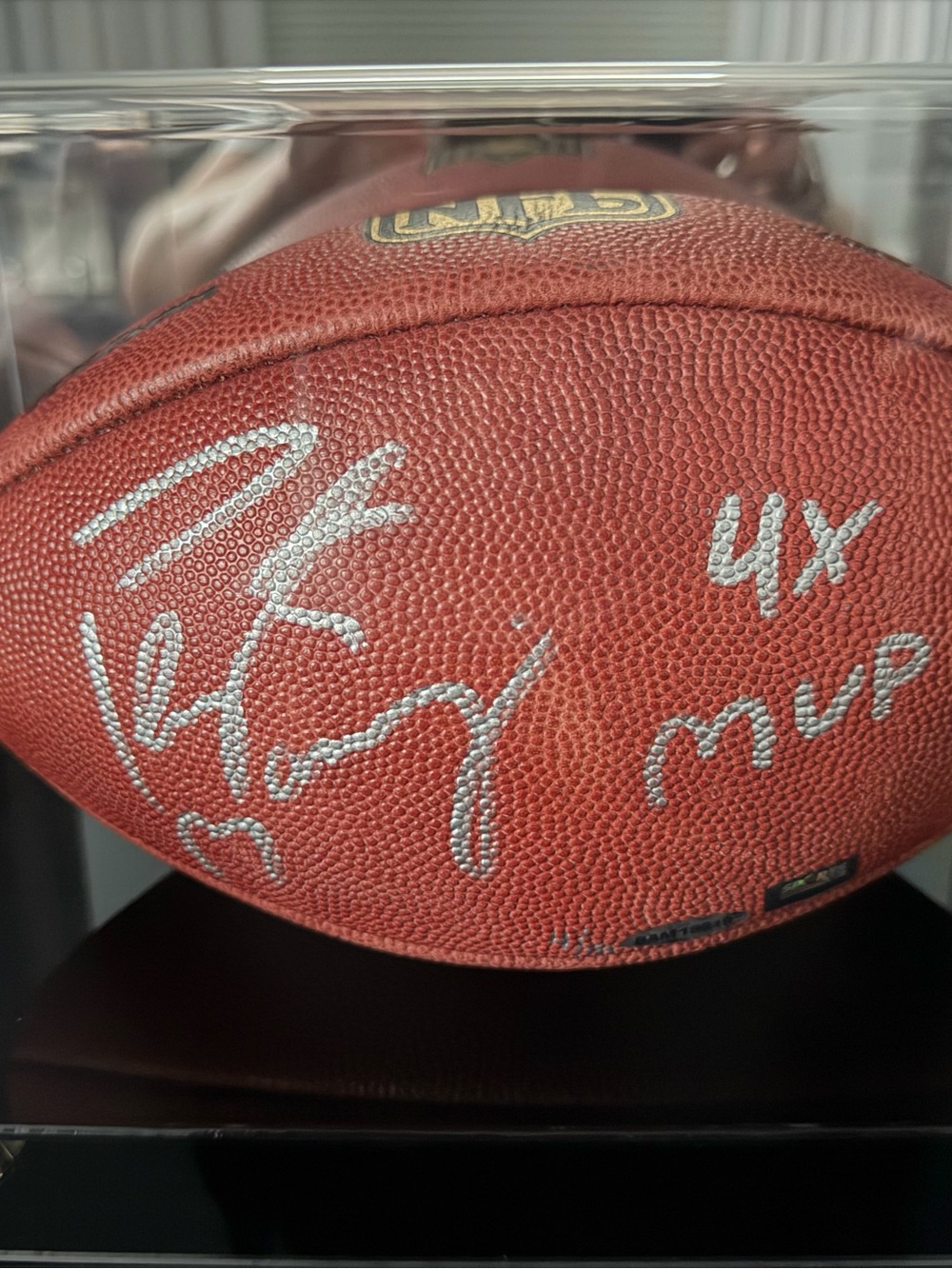 Peyton Manning “4x MVP” Autographed Authentic NFL Football